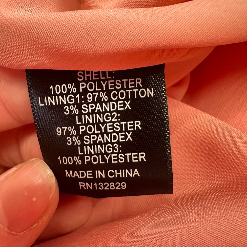 NBD Anaisha Vibrant Pink and Orange Strapless Mini Dress, M - Picture 11 of 12